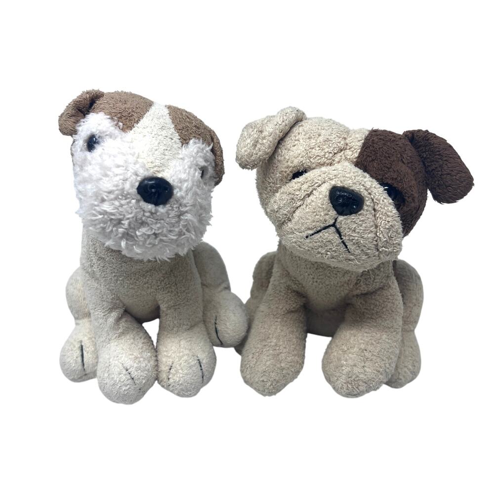 Russ Berrie Luv Pets Dog Plush‎ Bullet Bulldog Trixie Terrier Puppy Sensory Toy